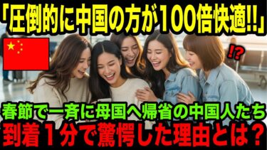 【海外の反応】「中国は日本より１００倍住みやすい」春節で母国へ一斉帰省→帰国直後、まさかの現実に愕然とした理由とは？