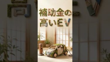 2026年 補助金の高いEVまとめ