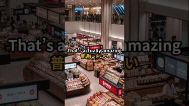 外国人が驚く日本のデパ地下#海外の反応 #外国人の反応 #shorts