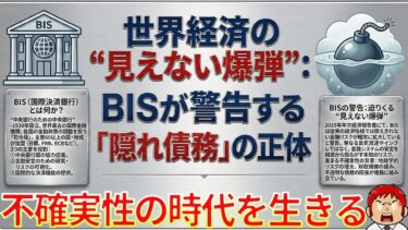 【崩壊】世界経済の“見えない爆弾”が爆発する⁉【2026年】統計には表れないリスクが迫っている‼
