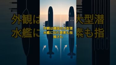 #Shorts 北朝鮮 原子力ミサイル潜水艦公開の真偽と日本の防衛