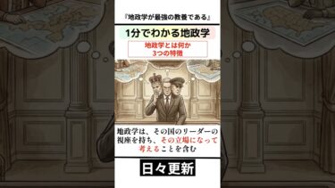 地政学とは何か、3つの特徴｜『地政学が最強の教養である』