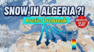 Snow in Algeria & Southern Europe?! Arctic Outbreak Explained