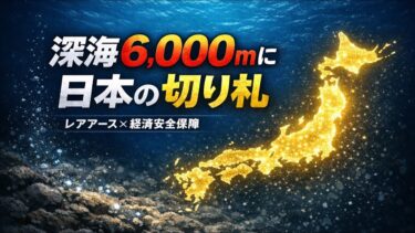 日本の逆襲：南鳥島「レアアース泥」が変える経済安全保障と産業の未来