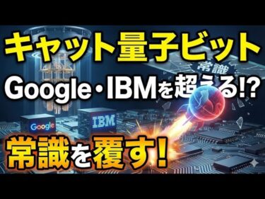 GoogleやIBMを超えるか？「キャット量子ビット」が【量子】コンピュータの常識を覆す