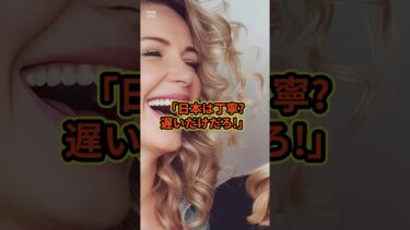 「日本は丁寧？遅いだけだろ！」#海外の反応 #スカッと感動