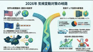 2026年、気候マネーはどこへ向かう？ : UNFCCC離脱とEU炭素税の衝撃 [Climate Curation