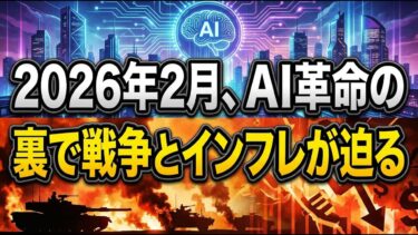 【2026年の転換点】OpenAI1100億ドル調達とインフレ再燃、中東緊張で世界経済はどう動く?