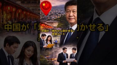 中国が「地方から効かせる」具体ルート　#shorts  #中国 #国際ニュース