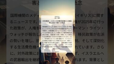 HRW報告：イギリス労働党政権の人権侵害と民主主義への懸念｜HRW｜2026/02/04｜人権・難民