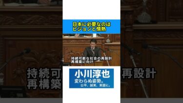 【世界初のビジョンを示します】#小川淳也 #国会 #気候変動