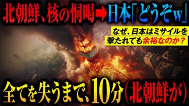 【圧倒的勝利】自衛隊「これで全基地を消滅させる」北朝鮮『東京に核を撃ち込むぞ！』→自衛隊『どうぞ、撃ってください』→発射から着弾まで 10分間