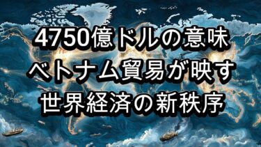4,750億ドルが世界を変える｜ベトナム台頭の本当の理由