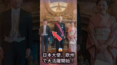 日本大使、欧州で大活躍開始！天皇代表が国王に直謁🔥