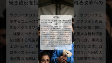 コロモイスキー氏逮捕、国際人権協会が手続き違反を指摘：ウクライナ司法改革への影響｜UNIAN｜2024/05/24｜人権・難民