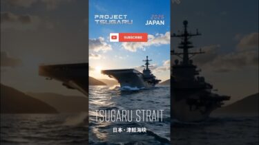 2026年に就役予定の最新鋭航空母艦つがるは、ステルス設計と次世代戦闘機運用能力を