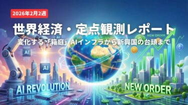 2026年2月2週 世界経済・定点観測レポート 変化する「箱庭」AIインフラから新興国の台頭まで