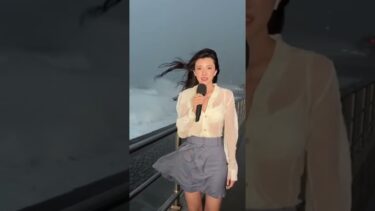 厳しい海況でも伝え続けるプロの中継