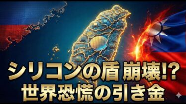 【台湾有事】世界経済が5兆ドル消滅…「シリコンの盾」が崩れる日。TSMC熊本進出の本当の狙いとは？