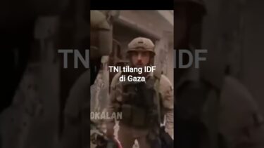 TNI tilang IDF di Gaza #gazagenocide #funny #palestine #army #shortvideo