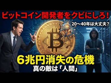 【緊急提言】ビットコイン崩壊の危機は「量子技術」ではない。6兆円を脅かす真の理由とは？