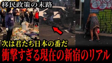 【移民問題】現在の新宿がヤバすぎてネットで話題になっています…