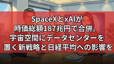 【特集】時価総額1.25兆ドルの衝撃、SpaceXとxAIが合併。マスク氏が描く「宇宙AI」の勝算と市場への影響