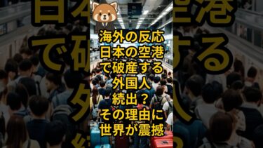 【海外の反応】日本の空港で破産する外国人続出！？その理由に世界が震撼