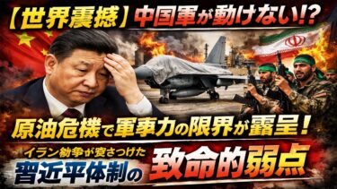 【世界震撼】中国軍が動けない！？原油危機で軍事力の限界が露呈！イラン紛争が突きつけた習近平体制の致命的弱点