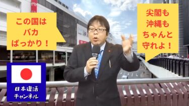 【国士ブチギレ】日本を取り巻く危険な安全保障環境に警鐘！無防備な政府や政治家や国を売り、破壊するパヨクを叩き斬る！