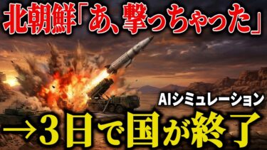 【衝撃】もしも北朝鮮が日本へミサイルを発射したら？イージス艦とPAC3で迎撃した結果がヤバすぎる…【AIシミュレーション】