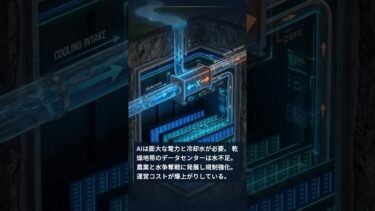 『AI・クラウド高騰の【真犯人】は冷却水地政学』