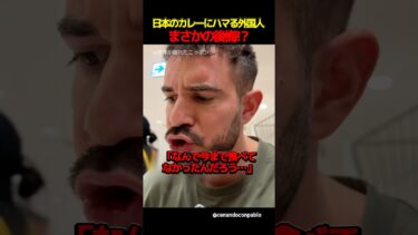 日本のカレーにハマる外国人 #海外の反応 #外国人の反応 #日本 #shorts