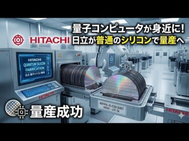 量子コンピュータが身近に！日立が普通のシリコンで量産を可能に