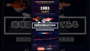 AI(Claude Code)に地球温暖化を可視化してもらった #ai #claude #codex #claudecode #chatgpt #gemini