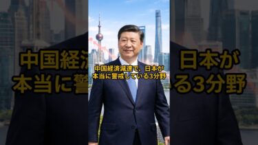 中国経済減速で、日本が本当に警戒している3分野 #shorts  #国際ニュース#中国