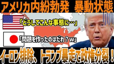 【ゆっくり解説】なぜアメリカは早くも内紛が勃発したのか？トランプ、イーロン排除で激怒した理由とは？