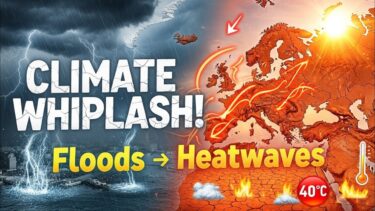 Climate Whiplash in Europe: From Floods to Heatwaves!
