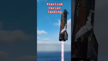Watch how SpaceX Falcon 9 lands perfectly in ocean #starlink #spacex#elonmusk