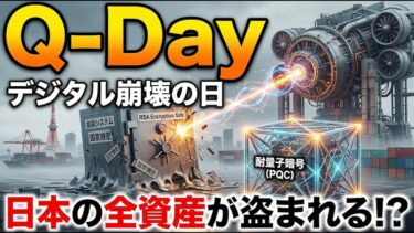 【Q-Dayの衝撃】日本の全資産が盗まれる！？デジタル崩壊を防ぐ「耐量子暗号」完全解説