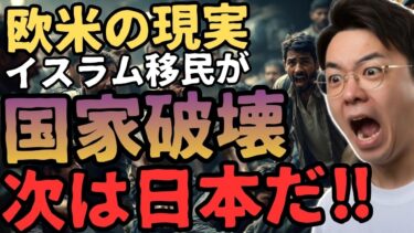【警告】日本でも起きる!ヨーロッパで起きたイスラム移民問題 【徹底解説】