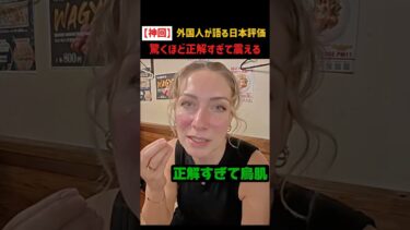 【神回】外国人が語る日本評価 驚くほど正解すぎて震える