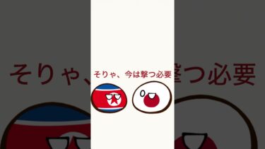 なぜ北朝鮮がミサイルを撃ってこないのか　#ポーランドボール #countryballs #北朝鮮 #ミサイル