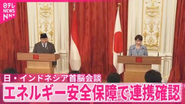 【日本･インドネシア首脳会談】中東情勢めぐりエネルギー安全保障で連携確認