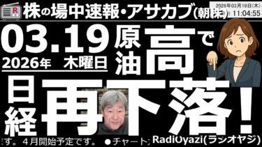 【朝株！(投資情報)】中東での紛争が激化で原油価格が再高騰！日経は昨日の上昇分(約1,500円)を、すべて吐き出す下落となっている。原油が下がる材料を待つしかない。金(1540)に買いシグナルが点灯。