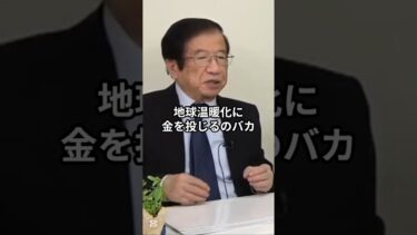 武田邦彦が一刀両断！地球温暖化に金を投じるのはバカ #武田邦彦 #温暖化 #環境 #shorts #ショート