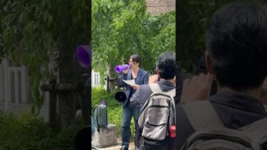 移民政策反対デモin京都　ご挨拶1