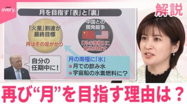 【#みんなのギモン】アメリカと中国が再び“月”を目指す理由とは？
