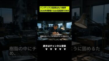 【2026年】インデックス投資を卒業せよ！AI半導体の覇者「TOWA」が爆増する論理的根拠 (Shorts)