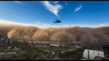 Extreme weather causes storms and dust storms across parts of China